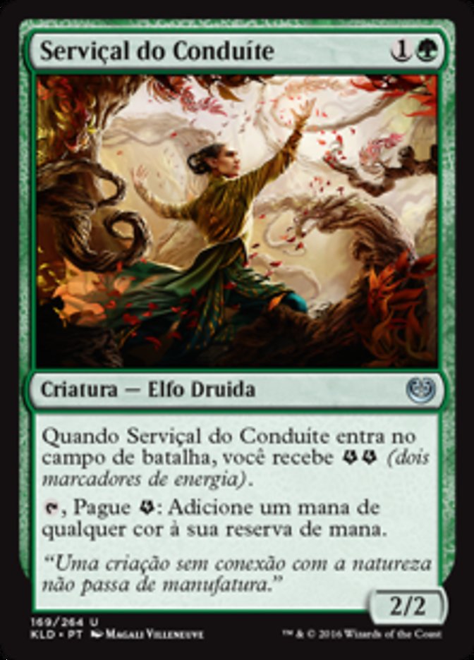 Serviçal do Conduíte / Servant of the Conduit - Magic: The Gathering - MoxLand