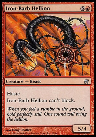 Fera Avernal Ferrifarpada / Iron-Barb Hellion - Magic: The Gathering - MoxLand