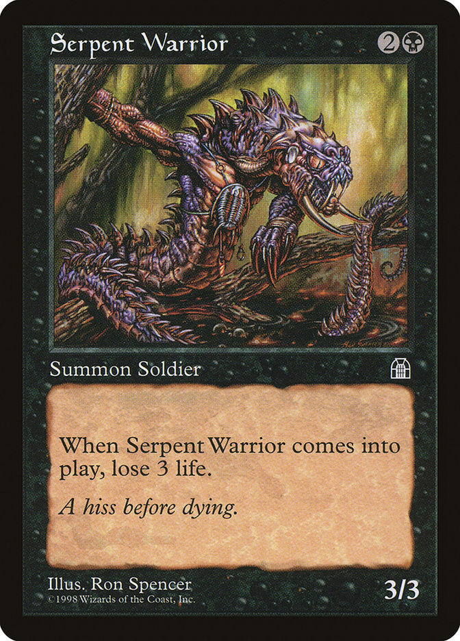 Guerreiro Serpente / Serpent Warrior - Magic: The Gathering - MoxLand