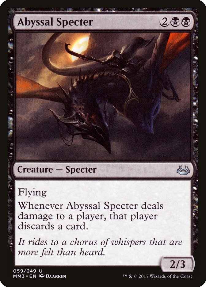 Espectro Abissal / Abyssal Specter - Magic: The Gathering - MoxLand