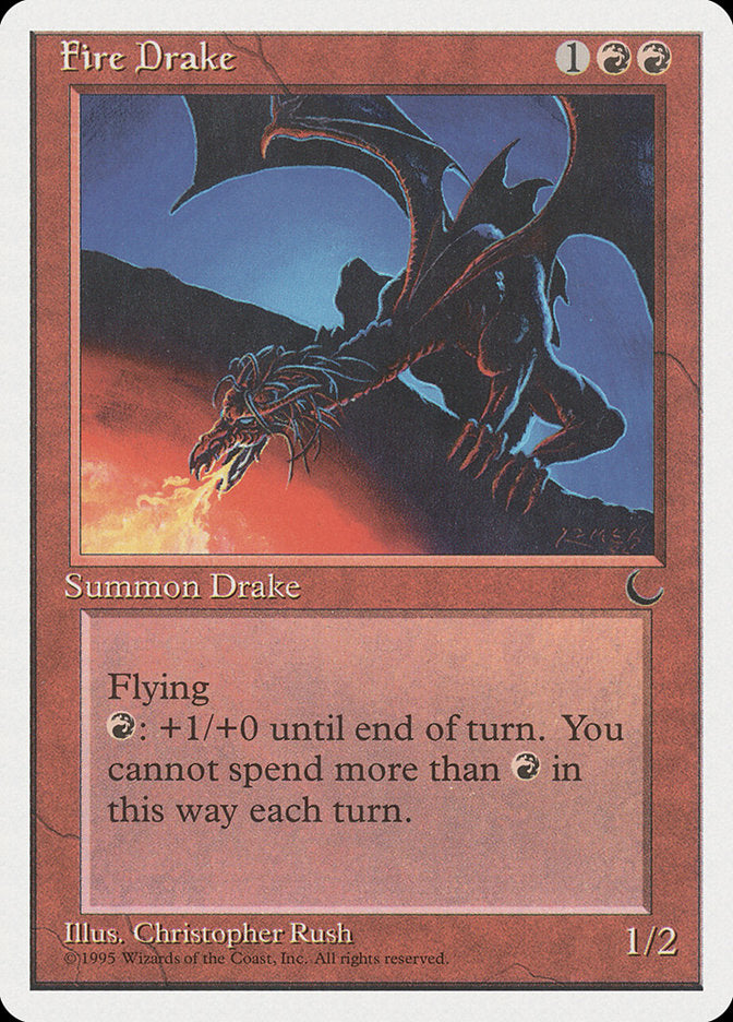 Dragonete de Fogo / Fire Drake - Magic: The Gathering - MoxLand