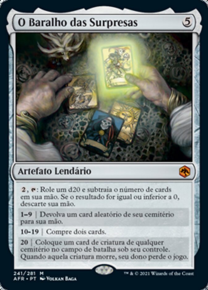 O Baralho das Surpresas / The Deck of Many Things - Magic: The Gathering - MoxLand