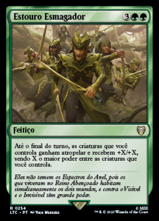 Estouro Esmagador / Overwhelming Stampede - Magic: The Gathering - MoxLand