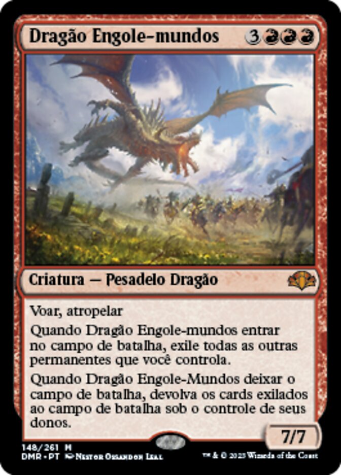 Dragão Engole-mundos / Worldgorger Dragon - Magic: The Gathering - MoxLand