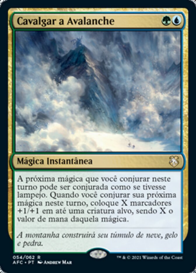 Cavalgar a Avalanche / Ride the Avalanche - Magic: The Gathering - MoxLand