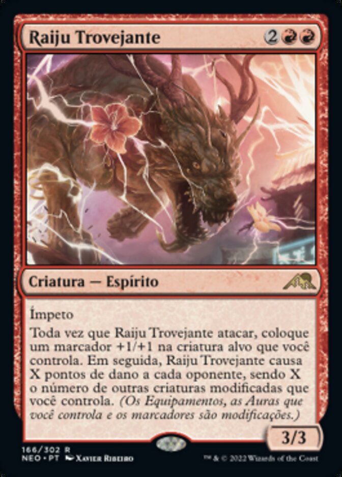 Raiju Trovejante / Thundering Raiju - Magic: The Gathering - MoxLand