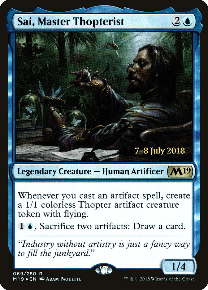 Sai, Topterista Mestre / Sai, Master Thopterist - Magic: The Gathering - MoxLand