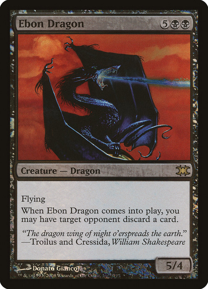 Ebon Dragon / Ebon Dragon - Magic: The Gathering - MoxLand