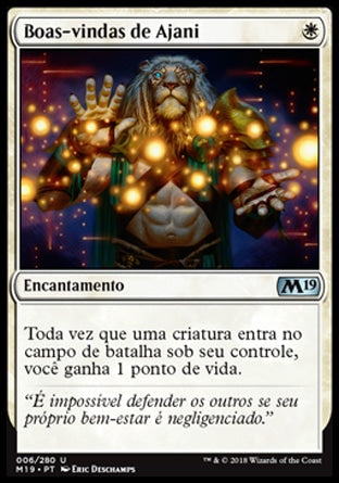 Boas-vindas de Ajani / Ajani's Welcome - Magic: The Gathering - MoxLand