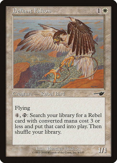 Falcão Desafiador / Defiant Falcon - Magic: The Gathering - MoxLand