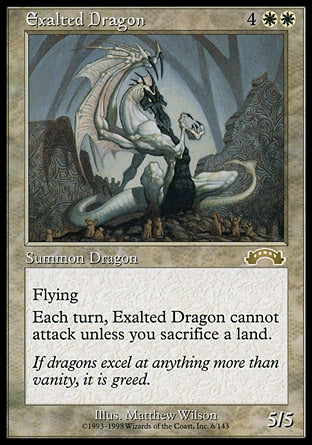 Dragão Exaltado / Exalted Dragon - Magic: The Gathering - MoxLand