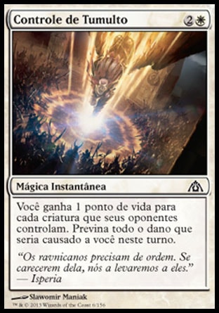 Controle de Tumulto / Riot Control - Magic: The Gathering - MoxLand