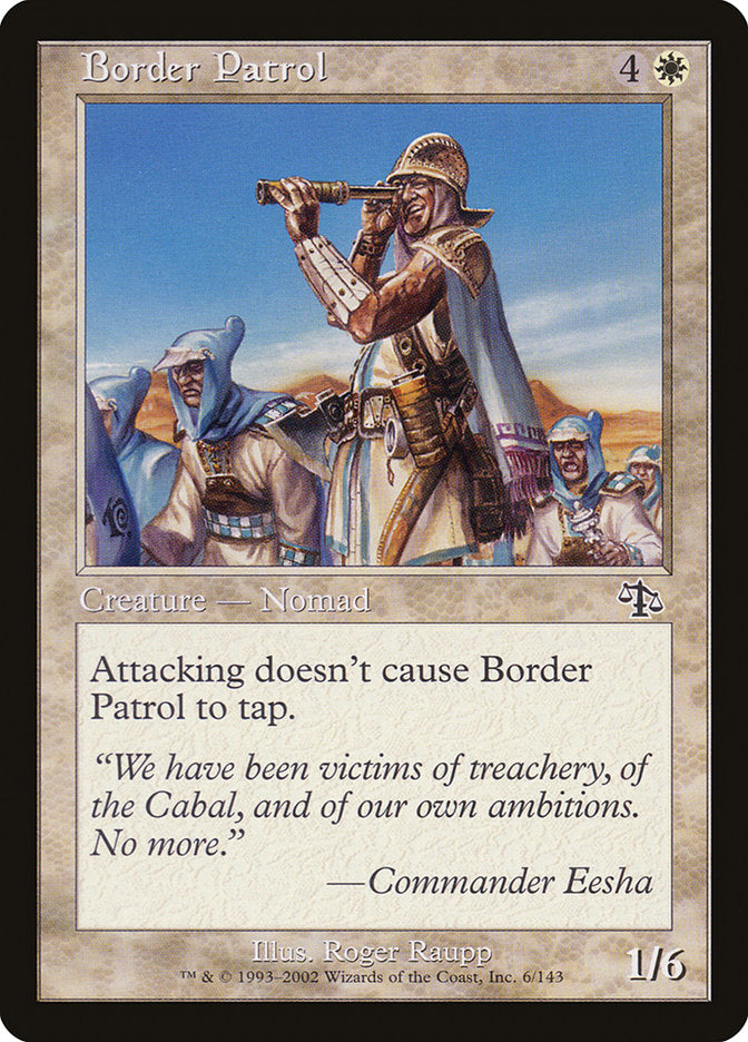 Patrulha da Fronteira / Border Patrol - Magic: The Gathering - MoxLand