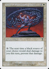 Círculo de Proteção: Preto / Circle of Protection: Black - Magic: The Gathering - MoxLand