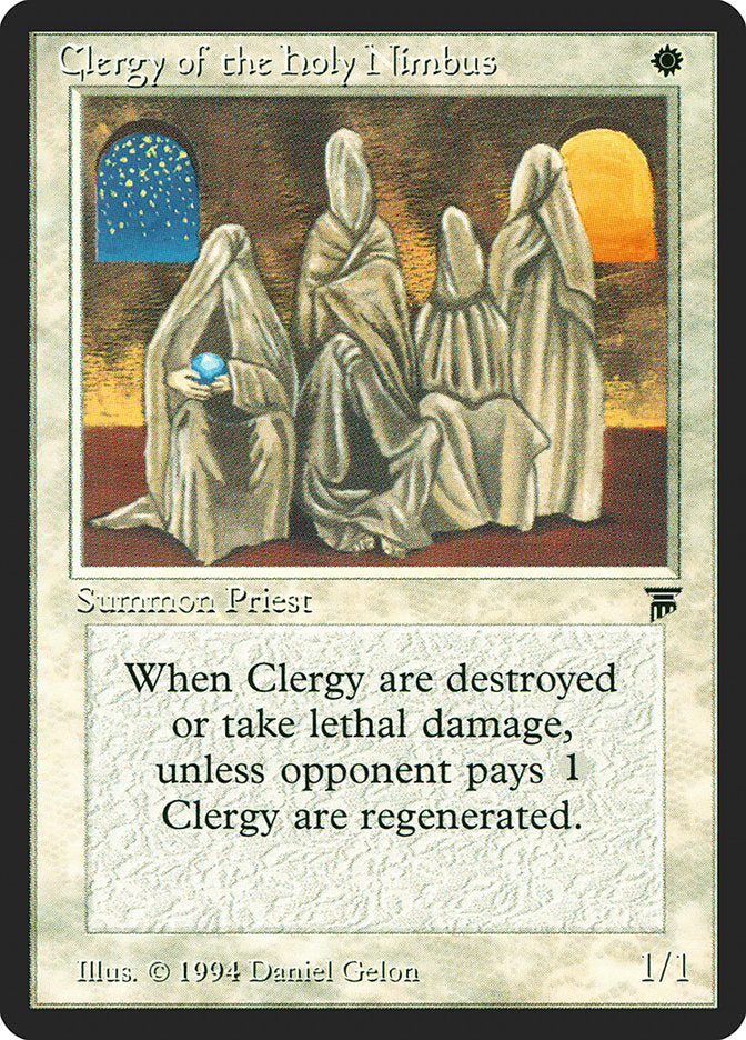 Clergy of the Holy Nimbus / Clergy of the Holy Nimbus - Magic: The Gathering - MoxLand