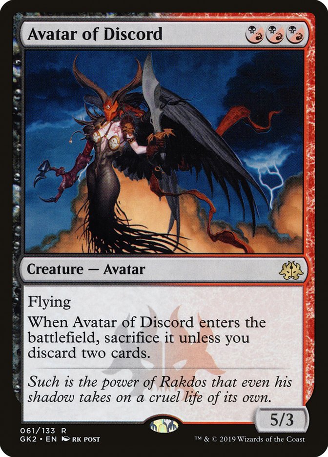 Avatar da Discórdia / Avatar of Discord - Magic: The Gathering - MoxLand