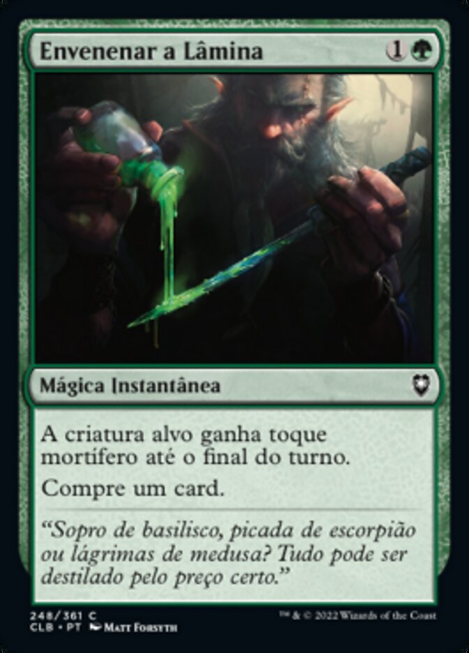 Envenenar a Lâmina / Poison the Blade - Magic: The Gathering - MoxLand