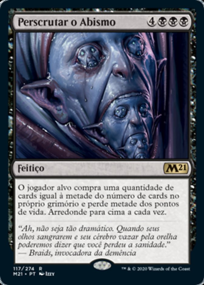 Perscrutar o Abismo / Peer into the Abyss - Magic: The Gathering - MoxLand