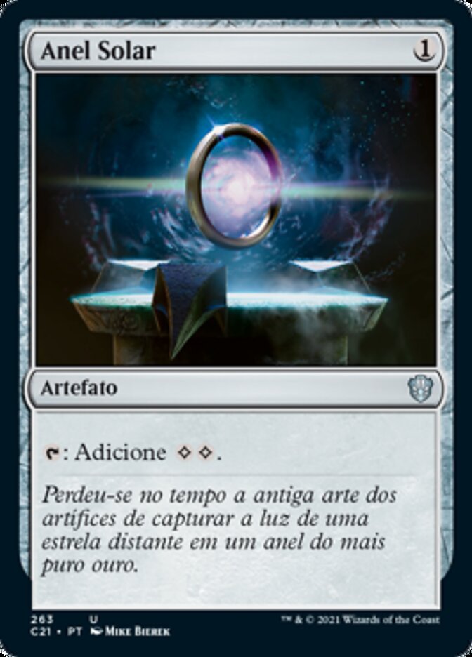 Anel Solar / Sol Ring - Magic: The Gathering - MoxLand