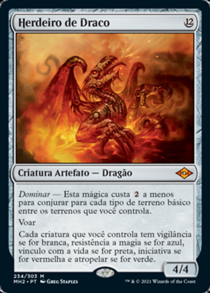 Herdeiro de Draco / Scion of Draco - Magic: The Gathering - MoxLand