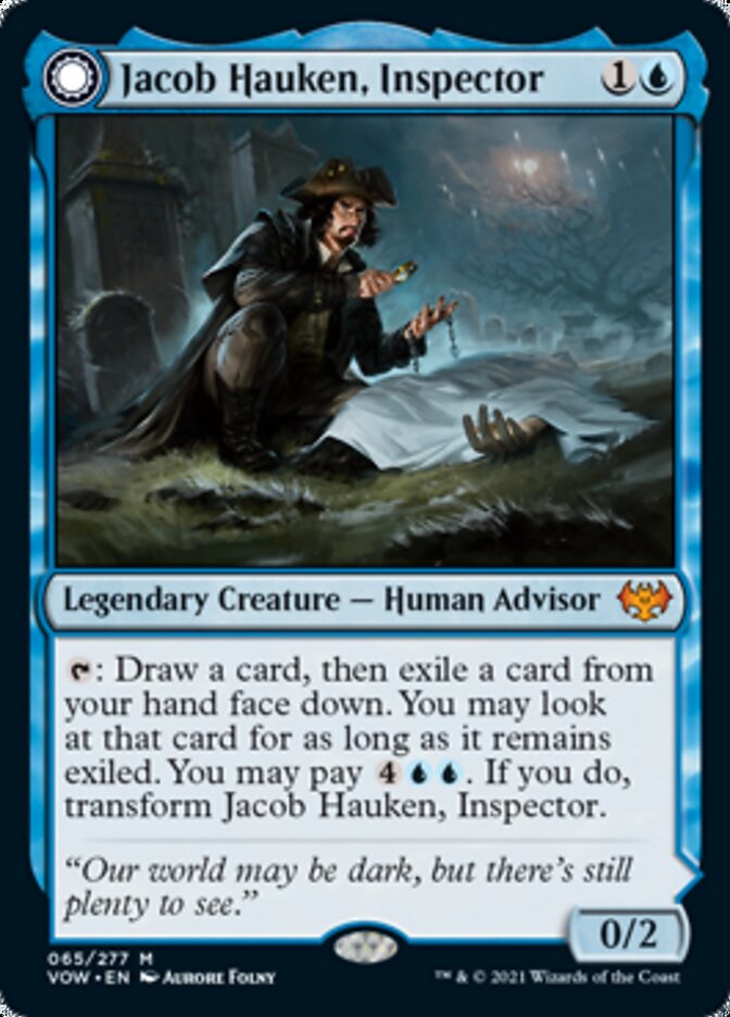 Jacob Hauken, Inspetor / Jacob Hauken, Inspector - Magic: The Gathering - MoxLand