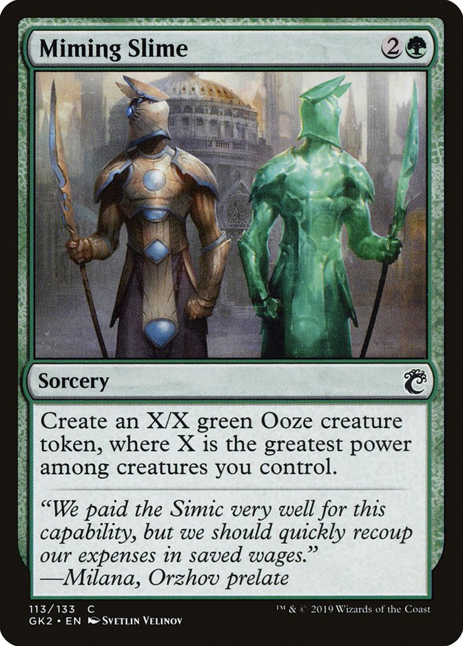 Gosma Mimética / Miming Slime - Magic: The Gathering - MoxLand