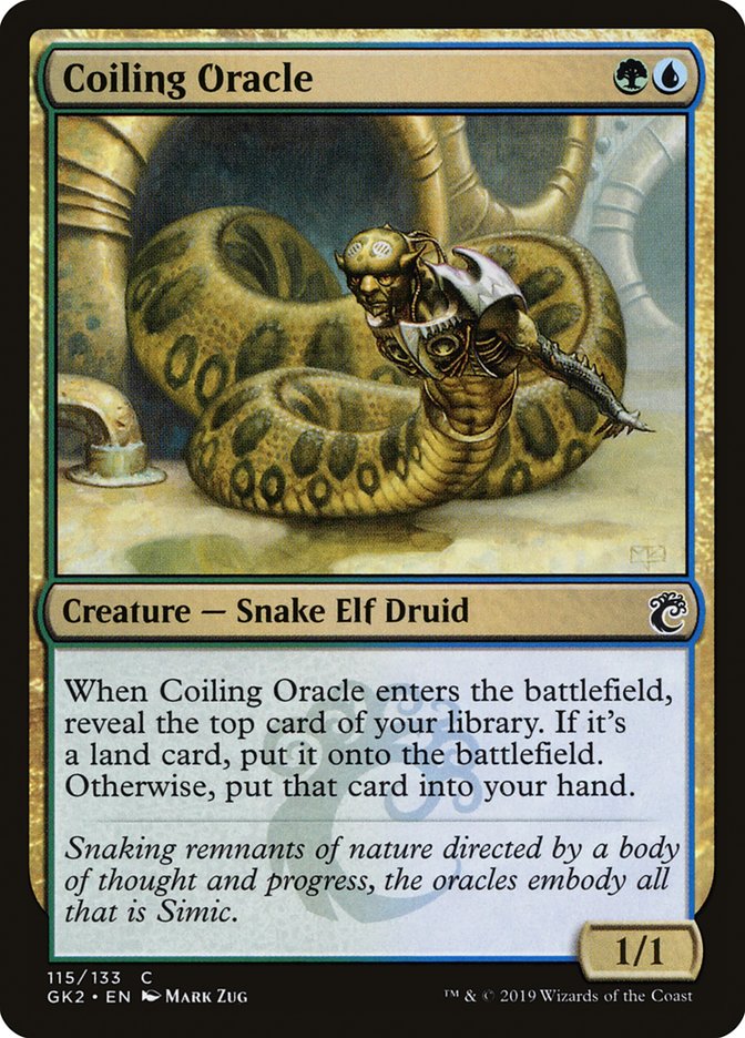 Oráculo Enroscado / Coiling Oracle - Magic: The Gathering - MoxLand