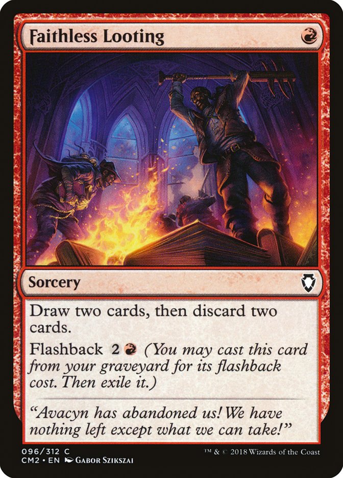 Pilhagem Infiel / Faithless Looting - Magic: The Gathering - MoxLand