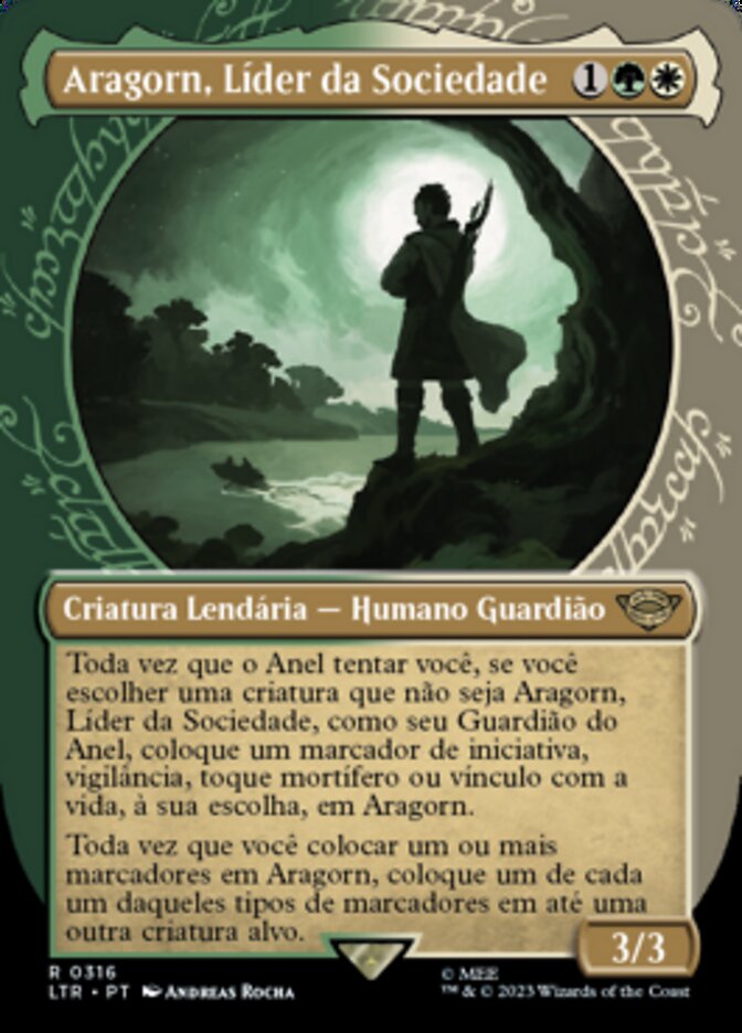 Aragorn, Líder da Sociedade / Aragorn, Company Leader - Magic: The Gathering - MoxLand