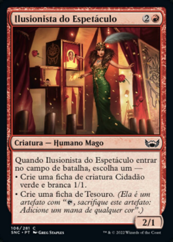 Ilusionista do Espetáculo / Exhibition Magician - Magic: The Gathering - MoxLand