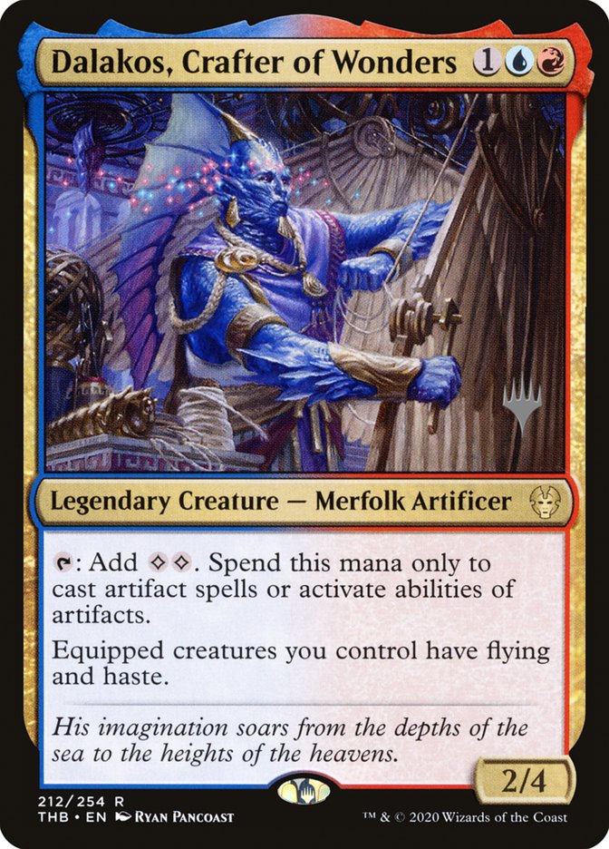 Dálaco, Construtor de Maravilhas / Dalakos, Crafter of Wonders - Magic: The Gathering - MoxLand