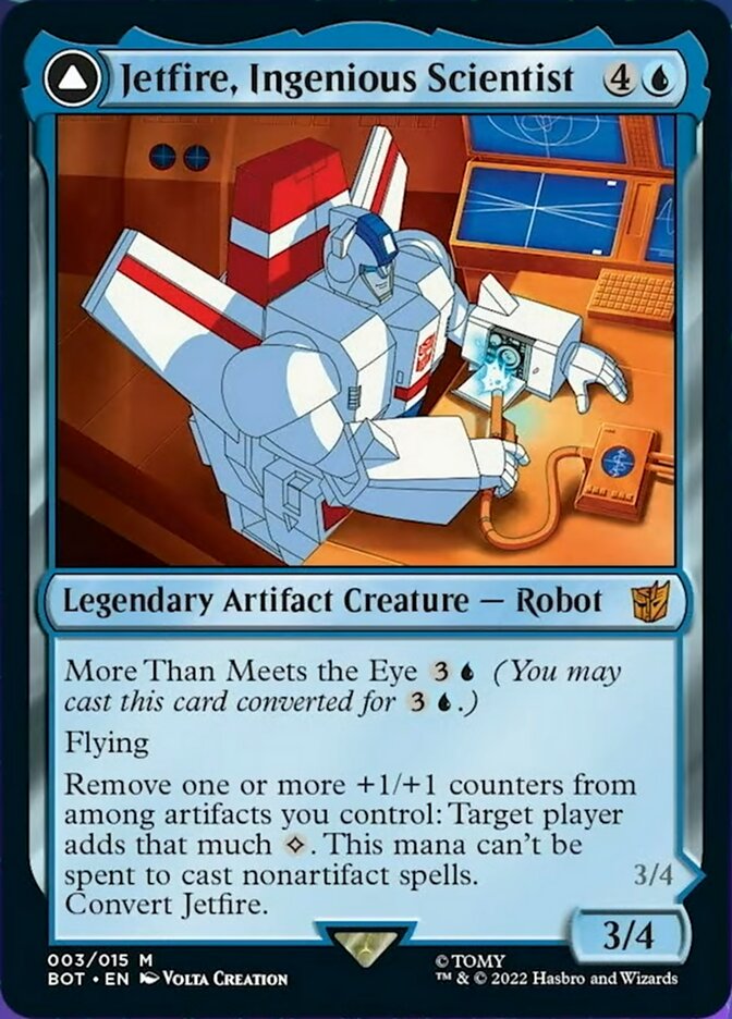 Jetfire, Cientista Engenhoso / Jetfire, Ingenious Scientist - Magic: The Gathering - MoxLand