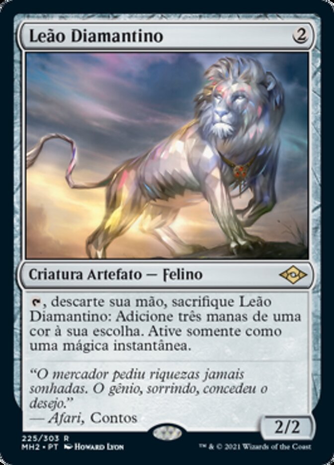 Leão Diamantino / Diamond Lion - Magic: The Gathering - MoxLand