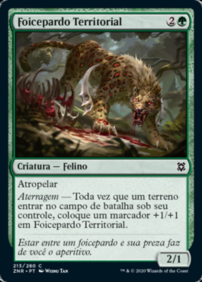 Foicepardo Territorial / Territorial Scythecat - Magic: The Gathering - MoxLand