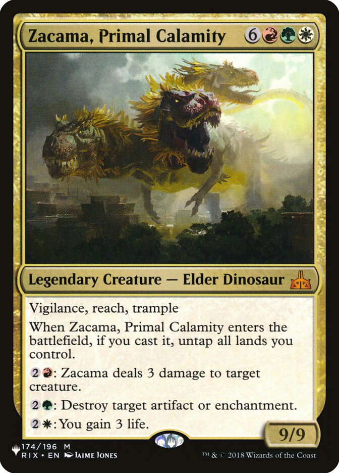 Zacama, Calamidade Primordial / Zacama, Primal Calamity - Magic: The Gathering - MoxLand