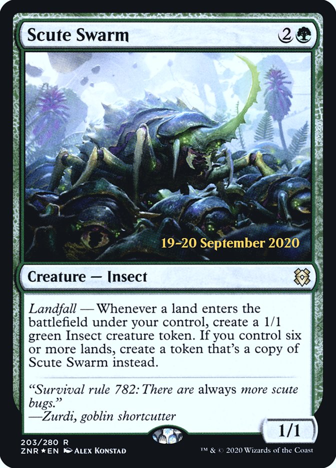 Enxame de Cascudos / Scute Swarm - Magic: The Gathering - MoxLand