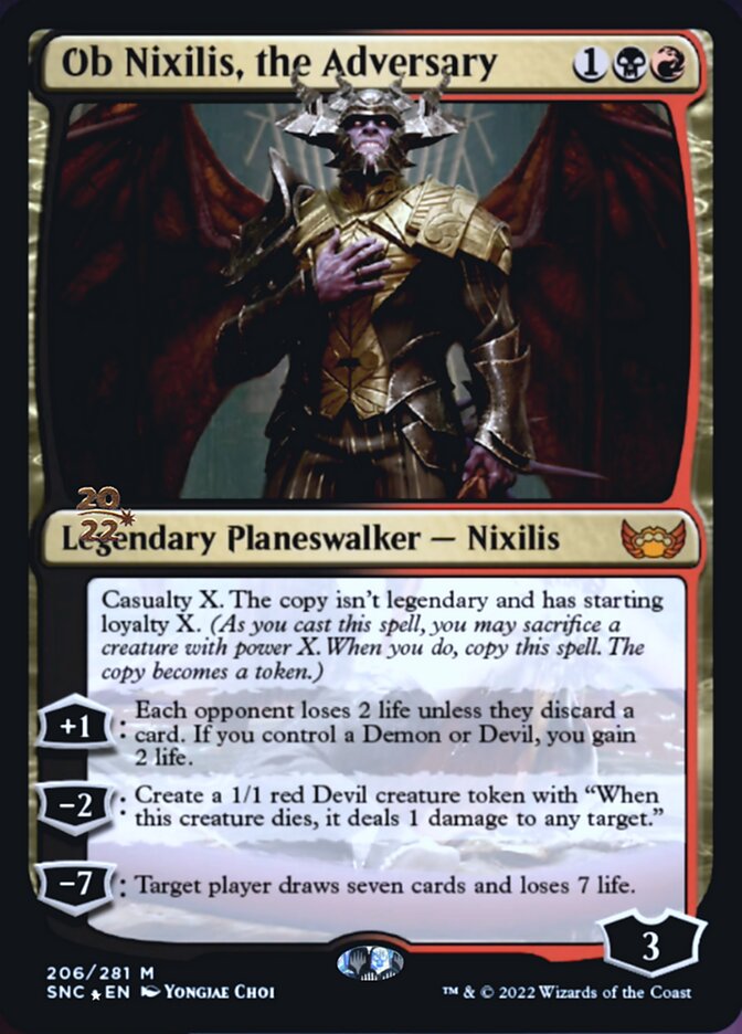 Ob Nixilis, o Adversário / Ob Nixilis, the Adversary - Magic: The Gathering - MoxLand