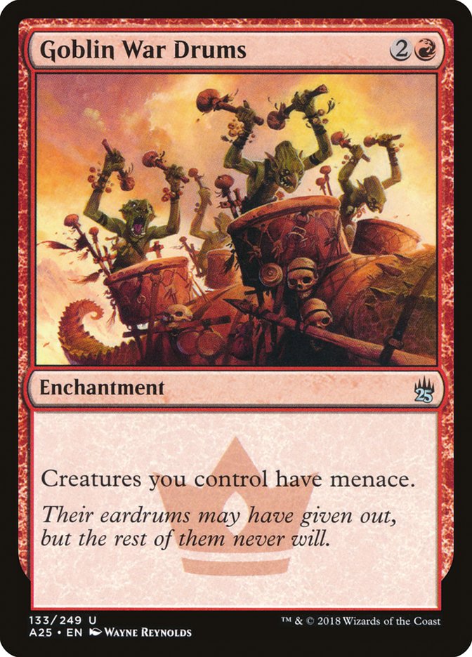 Tambores de Guerra dos Goblins / Goblin War Drums - Magic: The Gathering - MoxLand