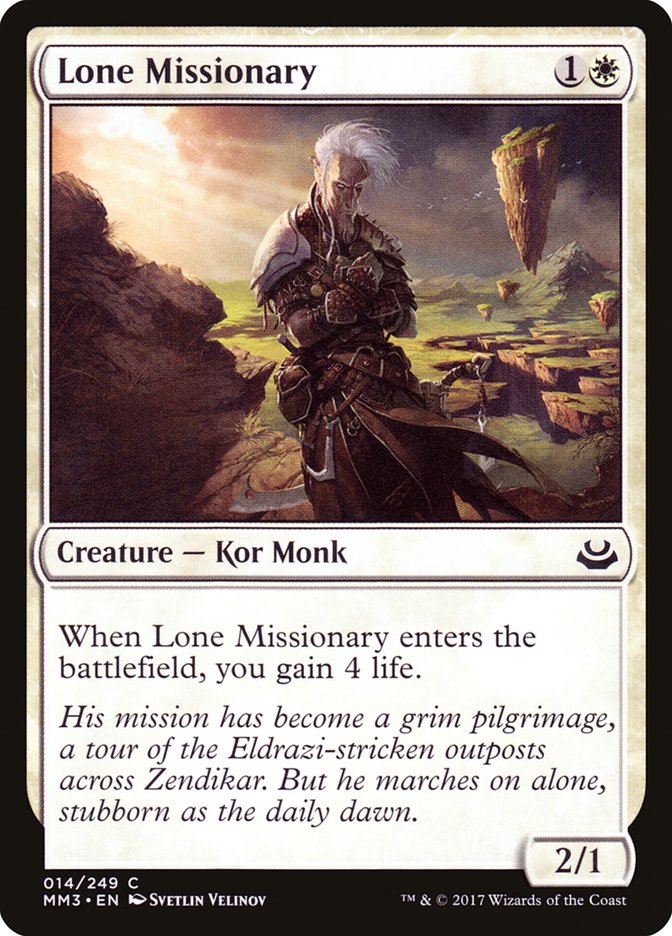 Missionário Solitário / Lone Missionary - Magic: The Gathering - MoxLand