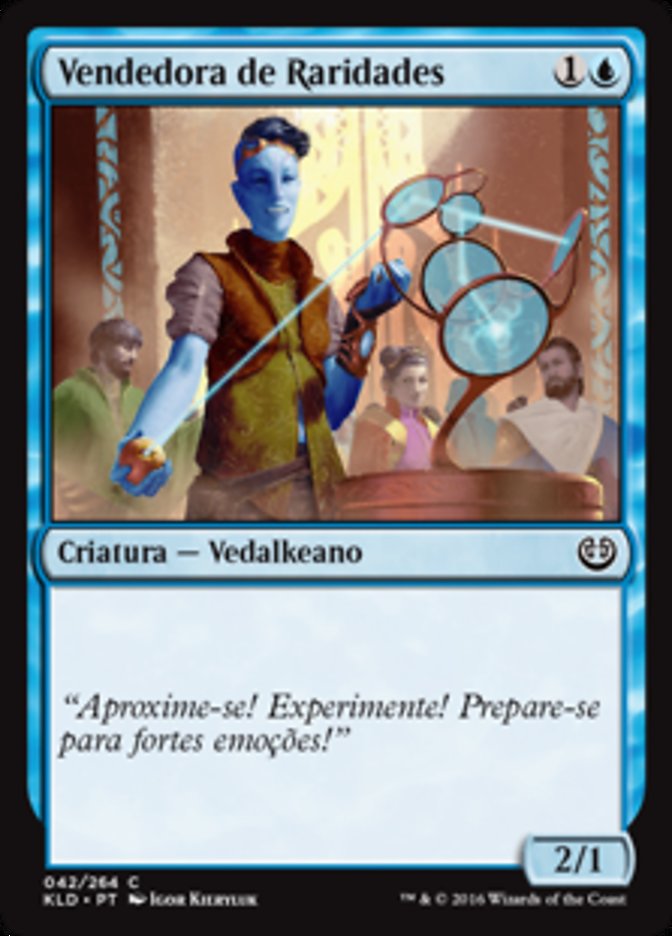 Vendedora de Raridades/ Curio Vendor - Magic: The Gathering - MoxLand