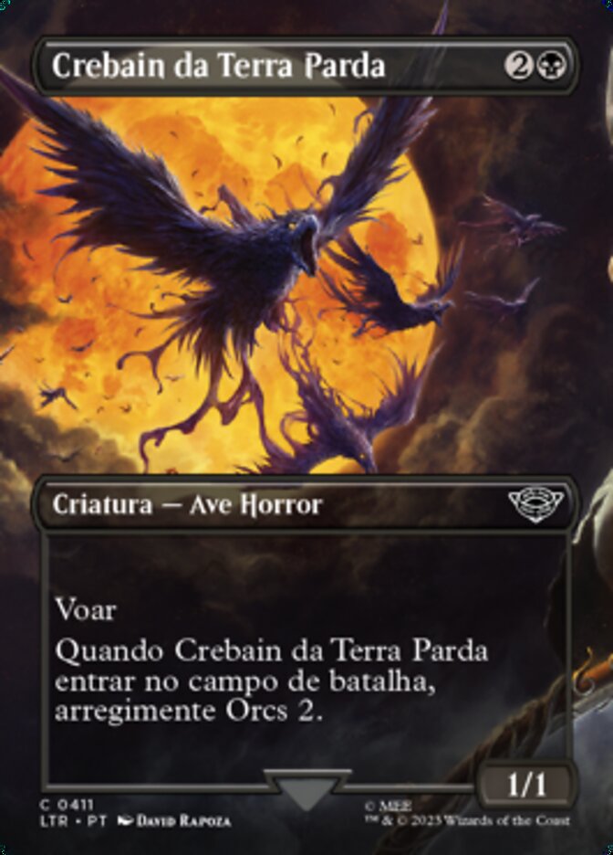 Crebain da Terra Parda / Dunland Crebain - Magic: The Gathering - MoxLand