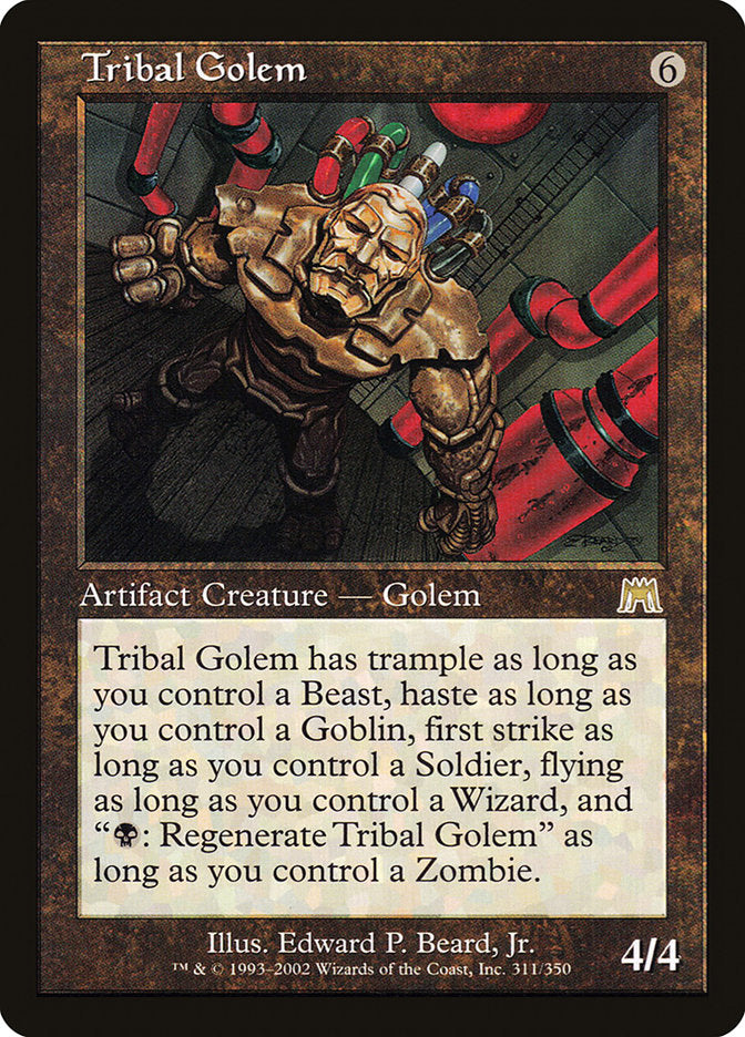 Golem Tribal / Tribal Golem - Magic: The Gathering - MoxLand