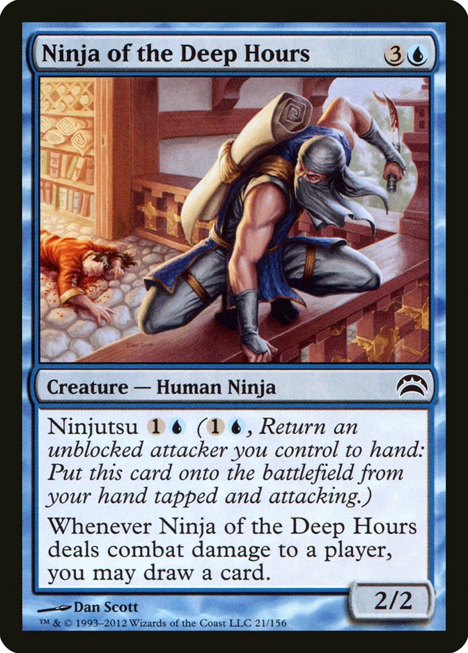 Ninja das Horas Tardias / Ninja of the Deep Hours - Magic: The Gathering - MoxLand