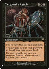 Agenda de Yawgmoth / Yawgmoth's Agenda - Magic: The Gathering - MoxLand