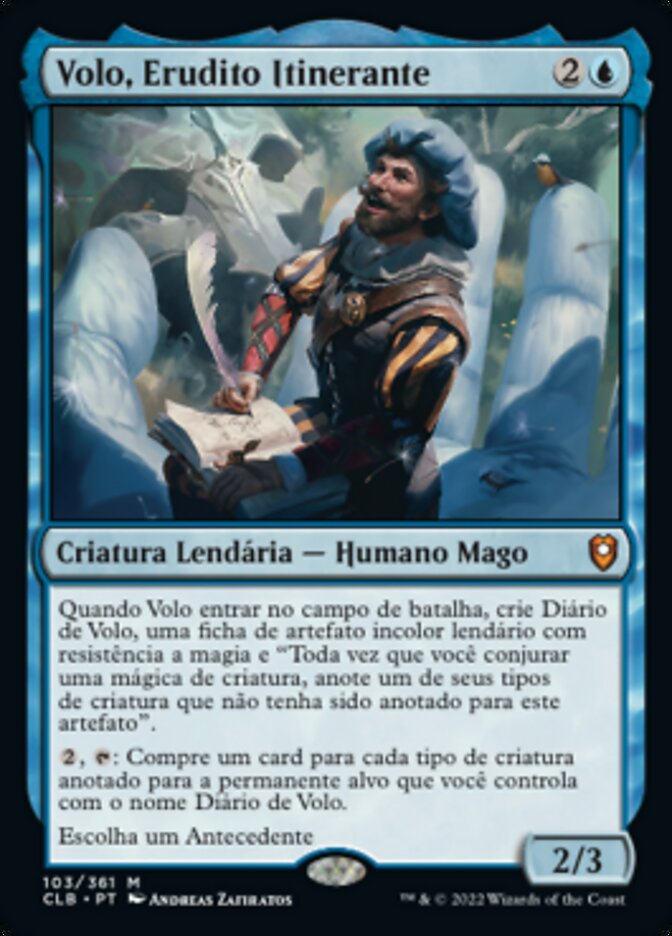 Volo, Erudito Itinerante / Volo, Itinerant Scholar - Magic: The Gathering - MoxLand