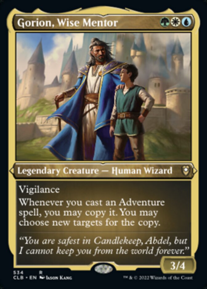 Gorion, Mentor Sábio / Gorion, Wise Mentor - Magic: The Gathering - MoxLand