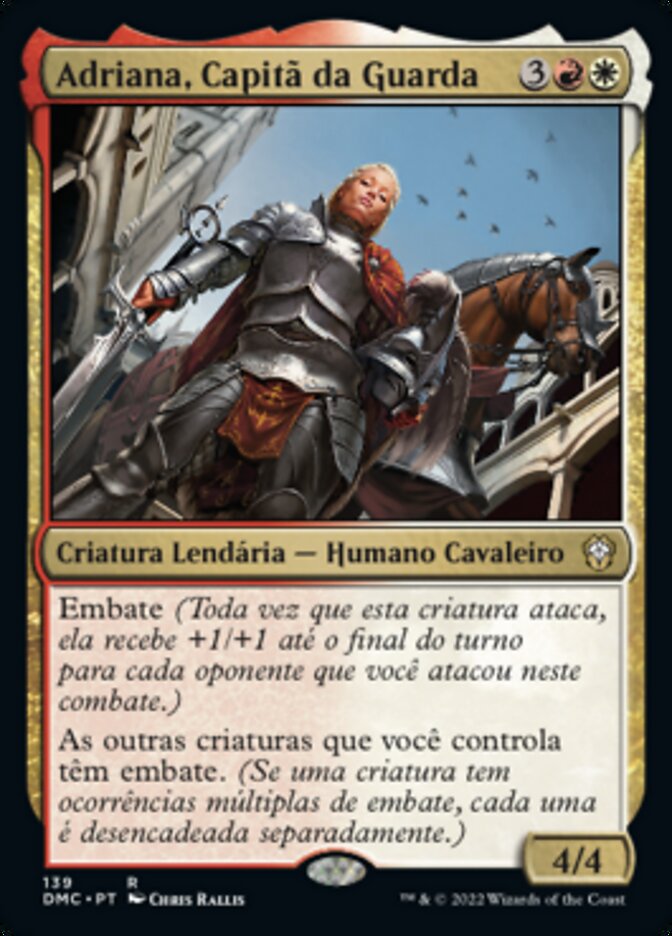 Adriana, Capitã da Guarda / Adriana, Captain of the Guard - Magic: The Gathering - MoxLand