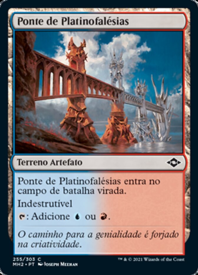 Ponte de Platinofalésias / Silverbluff Bridge - Magic: The Gathering - MoxLand