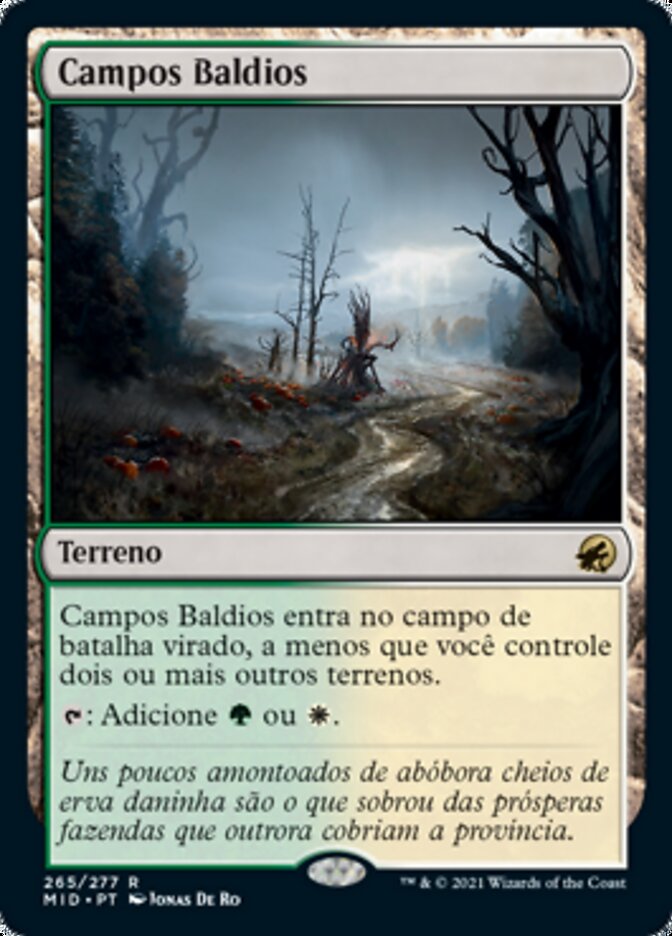 Campos Baldios / Overgrown Farmland - Magic: The Gathering - MoxLand