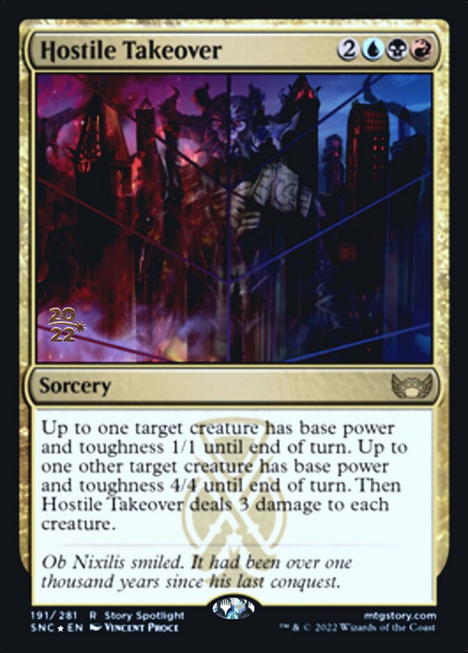 Aquisição Hostil / Hostile Takeover - Magic: The Gathering - MoxLand